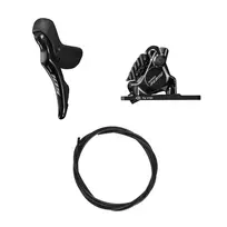 Pavarų/stabdžių rankenėlės Shimano 105 ST-R7120 2-speed ir stabdžių suporto Shimano 105 BR-R7170 Flat Mount komplektas // Priekinė pusė