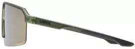 Akiniai Uvex ramp olive matt / mirror gold