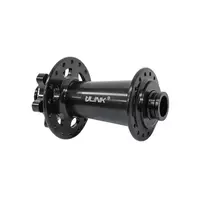 Priekinė stebulė U-Link GL-B76F-ThruAxle // 32H, diskiniams 6 varžt., 110 mm, su Thru-Axle (juoda)