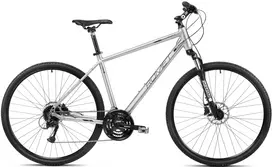 Dviratis Romet Orkan 4 M Lite 28" 2023 silver-black-18" / M