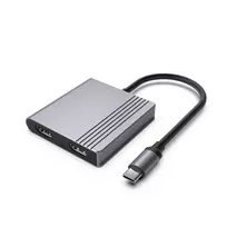 USB Type-C 3-in-1 daugiafunkcinis adapteris (USB jungtis + HDMI + PD), kosminės pilkos spalvos