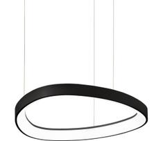 Ideal Lux - pakabinamas LED šviestuvas GEMINI ant kabelio, 36 W, 230 V, 4000 K, Ø 42,5 cm, CRI 90, juodas