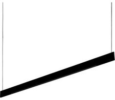 Ideal Lux - LED pakabinamas šviestuvas ant troselio DESK ACCENT LED/36W/230V CRI 90 120 cm juodas