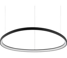 Ideal Lux - LED liustra ant troselio GEMINI LED/78W/230V 2700K Ø 105 cm CRI 90 juoda