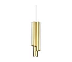Ideal Lux - DORICA dimeriu reguliuojamas LED pakabinamas šviestuvas ant laido, 3xLED/9W/230V, CRI 90, skersmuo 9,5 cm, žalvaris