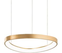 Ideal Lux - LED liustra ant kabelio GEMINI LED/36W/230V 2700K Ø 42,5 cm CRI 90 žalvaris