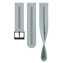 SUUNTO 22 ATH1 SILICONE STRAP ICE BLUE BLAC S+M Sportinis laikrodžio dirželis