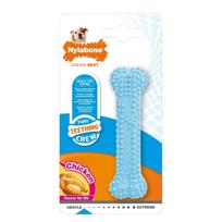 Nylabone Puppy Dental kramtymo kauliukas su vištienos kvapu mažiems šuniukams, Rožinė