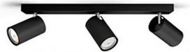 Ceiling spotlight KOSIPO 3x5.5W NW 230V GU10 IP20 Black 915005532101 | 8718696164921