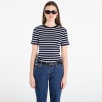 Tommy Hilfiger Slim Cody C-Nk S/S Tee Breton Stripe Dark Night/ Ecru - Dydis XS (WW0WW40587 0X4 Marškinėliai)