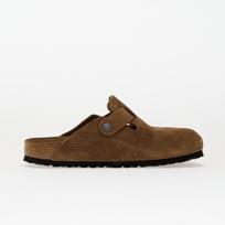 Birkenstock Boston Soft Footbed Suede Leather Dark Tea Tonal Fb - Dydis 39 (1030861 Laisvalaikio batai)