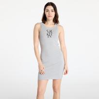 Sukienka Calvin Klein Jeans Sl Cotton 1X1 Rib Dress Gray - Dydis M (LV044C203G P79 Suknelės)