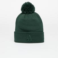 New Era Los Angeles Dodgers MLB Wmns Knit Medium Metallic Bobble Beanie Dark Green (60580770 Kitos kepurės)
