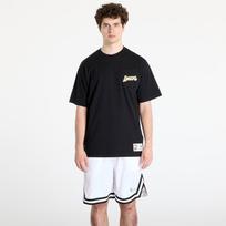 Mitchell & Ness NBA Double Hit Ss Pocket Tee Vintage Logo Lakers Black - Dydis L (FC9252-LALBLCK Marškinėliai)
