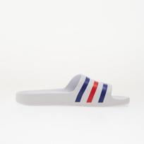 adidas Adilette Aqua Slides Ftwr White/ Pure Ruby/ Semi Lucid Blue - Dydis 44.5 (HQ2448 Šlepetės)