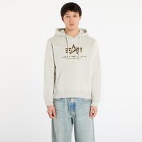 Alpha Industries Basic Hoodie BL Effect Print Stone - Dydis M (178312EP-10 Džemperiai)