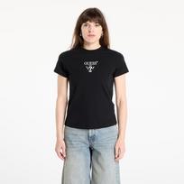 Guess Colette Ss Tee Black - Dydis XS (V4YI21KCDH1-FJ8N Marškinėliai)