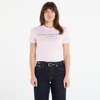 Tommy Hilfiger Reg Corp Logo C-Nk Ss Light Pink - Dydis S (WW0WW40276 TOG Marškinėliai)