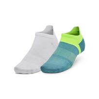 Under Armour Ad Run Lite 2Pk Ns Tab Blue - Dydis XL (1376077-400 Kojinės)