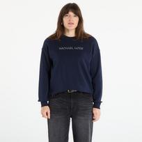Michael Kors Mk Shdw Embssed Logo Crew Midnight Blue - Dydis S (MR651Z64MY 409 Džemperiai)