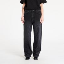 Jeansy Daily Paper Amba Monogram Jeans Black - Dydis XS (2423029 Kelnės)