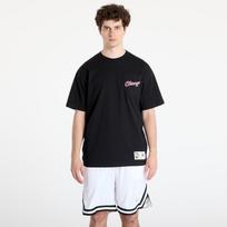 Mitchell & Ness NBA Vintage Logo Bulls Double Hit Shortsleeve Pocket Tee Black - Dydis XL (FC9252-CBUBLCK Marškinėliai)