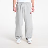 Nike Solo Swoosh Men's Fleece Open-Hem Pants Dk Grey Heather/ White - Dydis M (IO0675-063 Kelnės)