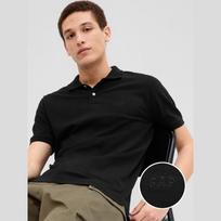 GAP Logo Polo Black - Dydis M (586306-03 Marškinėliai)