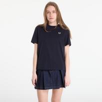 FRED PERRY Crew Neck T-Shirt Navy - Dydis 40 (G1142 311 Marškinėliai)