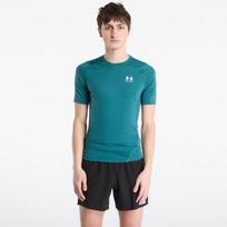 Under Armour HG Armour Comp SS Tee Green - Dydis L (1361518-338 Marškinėliai)