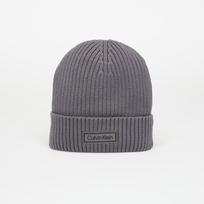 Calvin Klein Patch Chunky Rib Cot Hat Grey (LV04D8053G PCX Kitos kepurės)