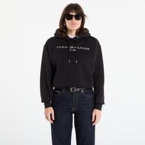 Tommy Hilfiger Corp Logo Mdrn Hoodie Black - Dydis S (WW0WW47832 BDS Džemperiai)