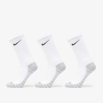 Nike Everyday Max Cushioned Training Crew Socks 3-Pack White/ Wolf Grey/ Black - Dydis S (SX5547-100 Kojinės)