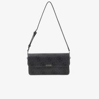 GUESS Sadie Flap Shoulder Bag Coal Logo (HWOS8118190-CLO Krepšiai)