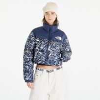 The North Face Nuptse Short Jacket Dusty Periwinkle Water Distortion Small Print/ Summit Navy - Dydis L (NF0A5GGEOTP1 Striukės)