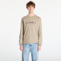Horsefeathers Raceway Ls T-Shirt Taupe - Dydis M (SM1393A Marškinėliai)