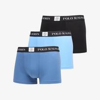 Bokserki Ralph Lauren Cotton Trunk 3-Pack Multicolor - Dydis M (714981412014 Šortai)