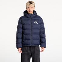 puchowa Calvin Klein Jeans Ls Nylon Monogram Puff Jacket Blue - Dydis L (LV04RD528G CEF Striukės)