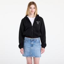 GUESS Roberta Full Zip Crop Sweatshirt Black - Dydis M (V5RQ20KC3D2-FJ8N Džemperiai)