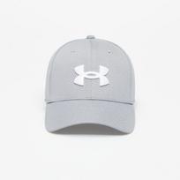 Under Armour Men's Blitzing Steel/ White - Dydis S/M (1376700-035 Kitos kepurės)