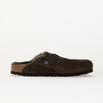 Birkenstock Boston Shearling Suede Leather/ Fur Mocca - Dydis 36 (1020529 Laisvalaikio batai)