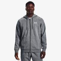 Under Armour Essential Fleece Fz Hood Gray - Dydis M (1373881-012 Džemperiai)