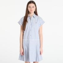 Sukienka Tommy Hilfiger Poplin Pleated Short Ss Dress White Banker Stp Ecru Brisk Blue - Dydis L (WW0WW48941 0AB Suknelės)