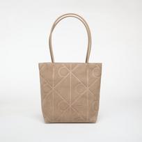 Calvin Klein Emblem Aop Suede Small Tote Desert Taupe (LV04F3335G VFU Krepšiai)