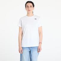 The North Face Wmns SS Simple Dome Tee White - Dydis L (NF0A4T1AFN41 Marškinėliai)