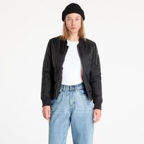 Urban Classics Ladies Basic Bomber Jacket Black - Dydis S (TB807-Black Striukės)