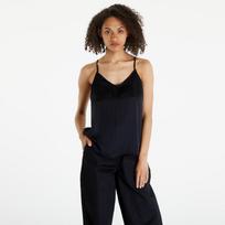 Urban Classics Ladies Viscose Satin Slip Top Black - Dydis XL (TB6187-00007 Marškinėliai)
