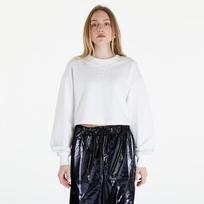 Calvin Klein Jeans Logo Short Crewneck Warp Logo White - Dydis L (J20J223072 0K9 Džemperiai)