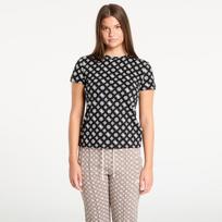 GUESS Gloria Peony Ss T-Shirt Black - Dydis S (V5YI04I3Z14-PJ1Q Marškinėliai)