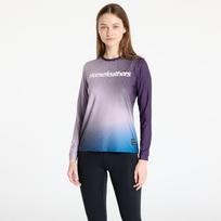 Horsefeathers Wmns Quantum Ls Bike Jersey Iris Fade Out - Dydis S (TW043B Marškinėliai)
